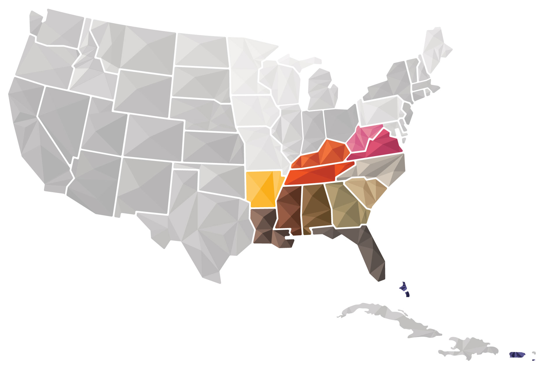 Map of SEC-AAAE Member states