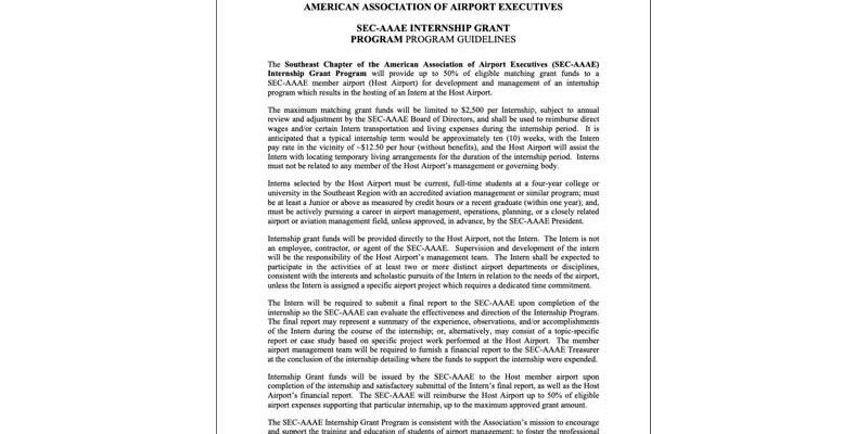 Intern Grant Program & Application